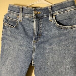 Lee Women's Skinny Mid Rise Blue Jeans - Size S